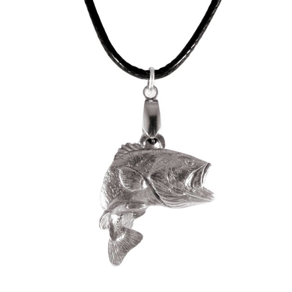 Jumping Largemouth Bass Necklace  1661